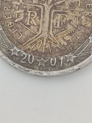 Moneda 2€ Francia 2001 Arbol de la Vida