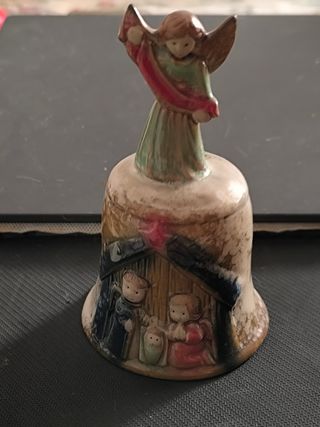 Campana Natale angioletto presepe