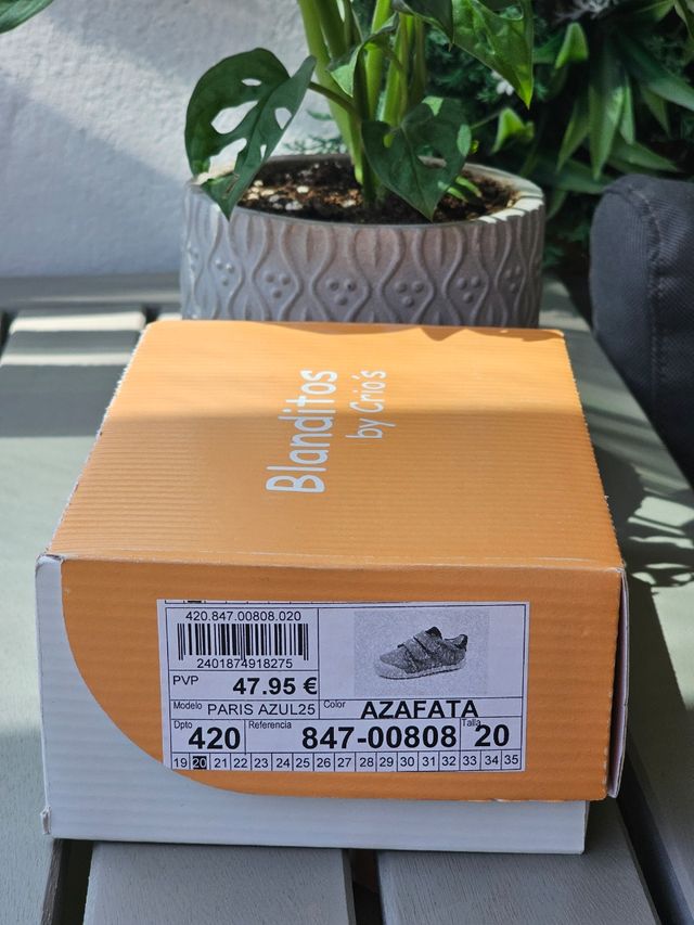 Zapatillas Blanditos bebé talla 20