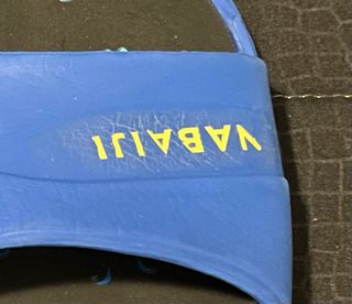 Ciabatte mare blu e gialle