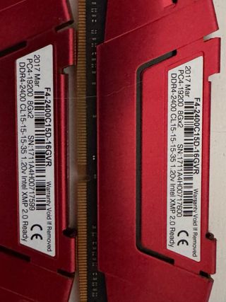Ram 16GB (2x8GB) DDR4