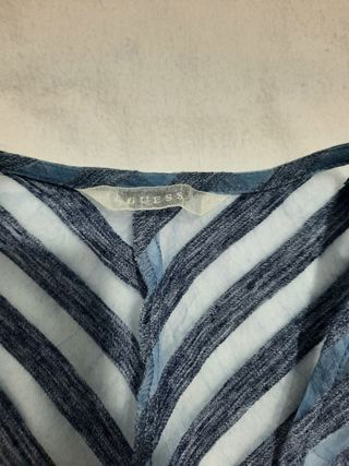 Vestito azzurro a righe