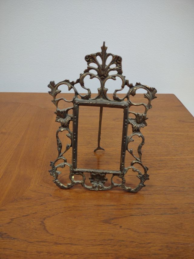 Marco fotos bronce antiguo