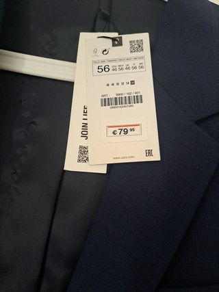 Americana azul marino - Talla M