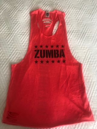 3 Camisetas Tops Zumba Fitness XS 34/36