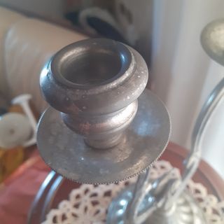 Candelabro metallo anni '80