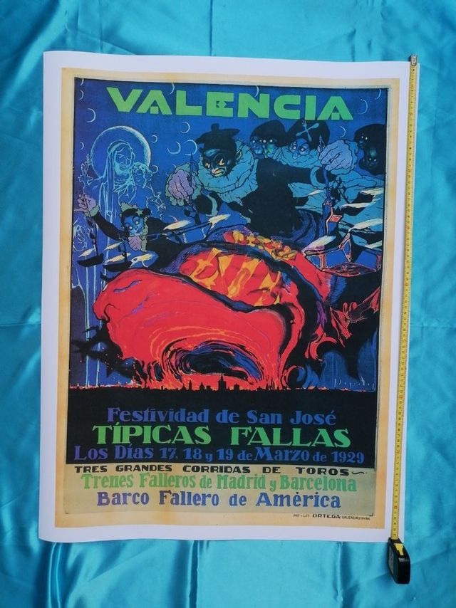 ARTE. SEGRELLES. FALLAS. CARTEL. RE