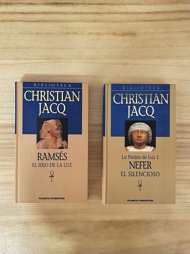 Libros Egipto Biblioteca Christian Jacq