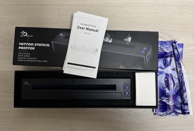 Impresora Plantillas Tatuaje Dragon