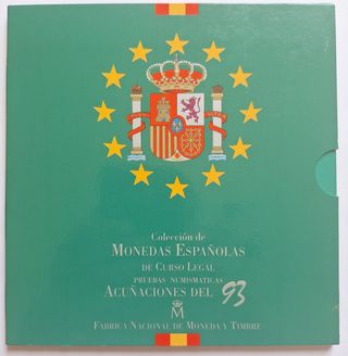 Estuche Colección Monedas Españolas 1993