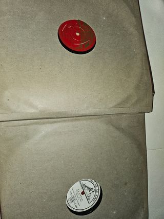 Lote discos pizarra antiguos