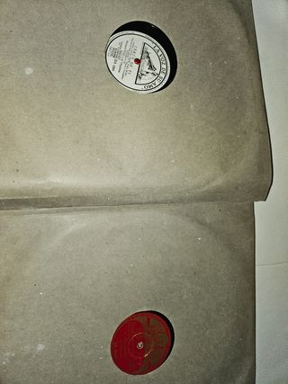 Lote discos pizarra antiguos