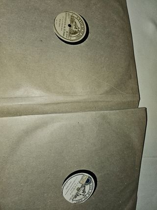 Lote discos pizarra antiguos