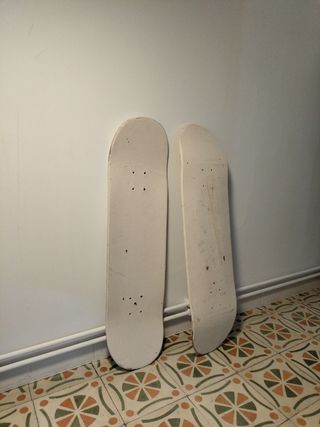 2 Skateboards sin ruedas