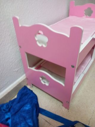 Litera muñecas infantil rosa