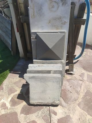 parti in pietra per barbecue - Grigio