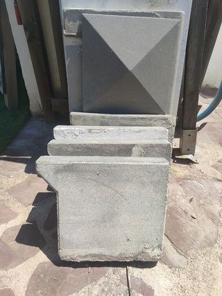 parti in pietra per barbecue - Grigio