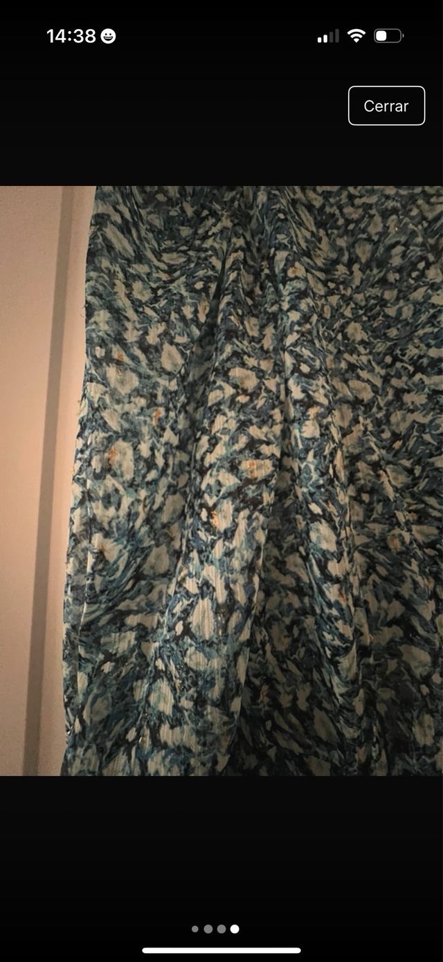 Vestido Morgan S - Azul/Verde