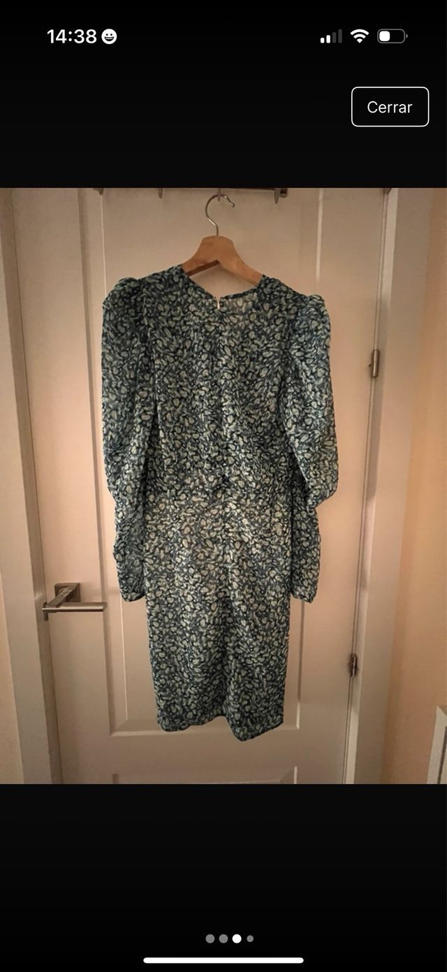 Vestido Morgan S - Azul/Verde