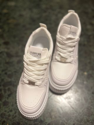 Zapatillas blancas plataforma