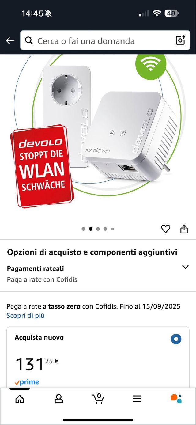 Devolo Magic 1 WiFi mini - Adattatore Powerline