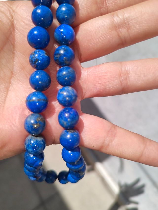 Collana lapislazzuli - 3 pezzi diversi blu