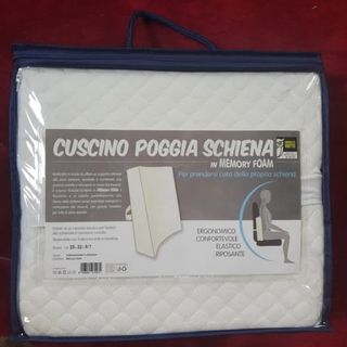 Cuscino Poggia Schiena Memory Foam