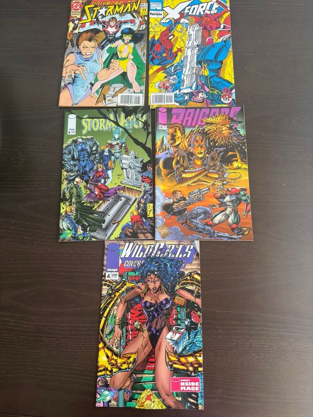 Starman,WildCats, Stowatch, Xforce y Brigore