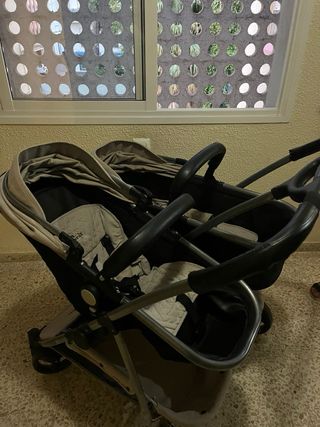 Carrito gemelar Toral - Beige