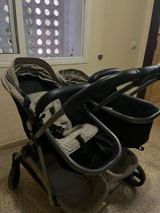 Carrito gemelar Toral - Beige