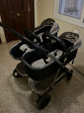 Carrito gemelar Toral - Beige