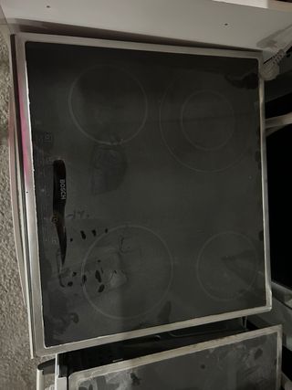 Horno Bosch blanco vitrocerámica