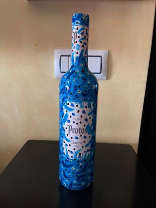 Botellas Decoradas a Mano, vacias.Distintos modelo