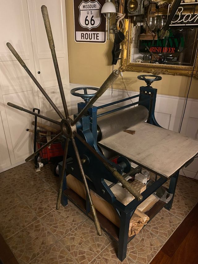 Torculo de grabado Marciel Azañon 120x60.