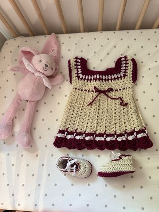 Vestidos crochet bebé niña