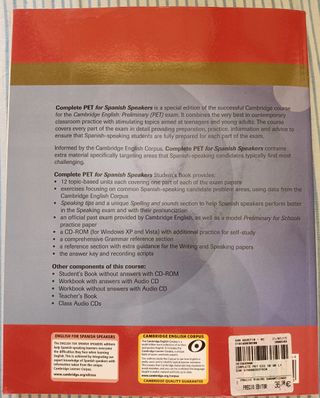 B1 Inglés 
Cambridge English Complete PET