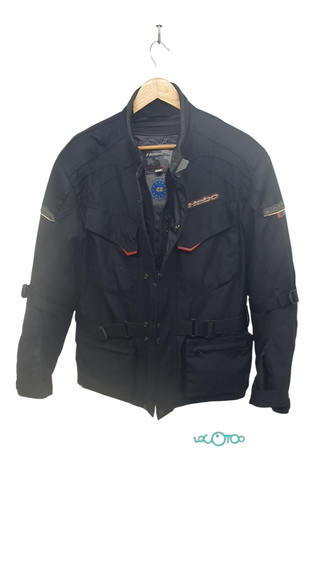 Chaqueta moto Hebo negra