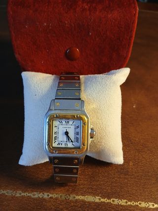Reloj Cartier - Oro/Acero Modelo Santos