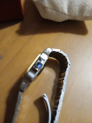 Reloj Cartier - Oro/Acero Modelo Santos Original