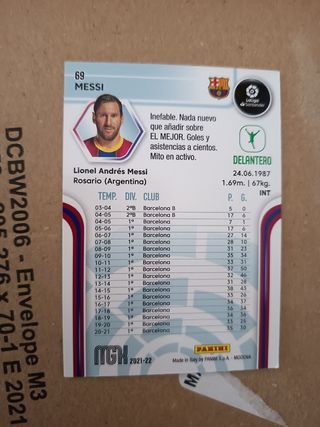 Cromo Messi Panini Megacracks