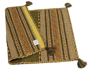 150x90 CM KILIM Verde Lavabile in Lavatrice