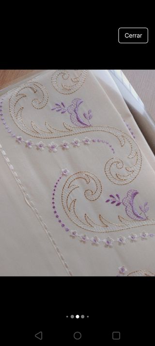 Sábanas Bordalix Beige-Moradas