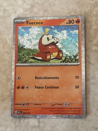 Carta Pokemon Fuecoco 002/015