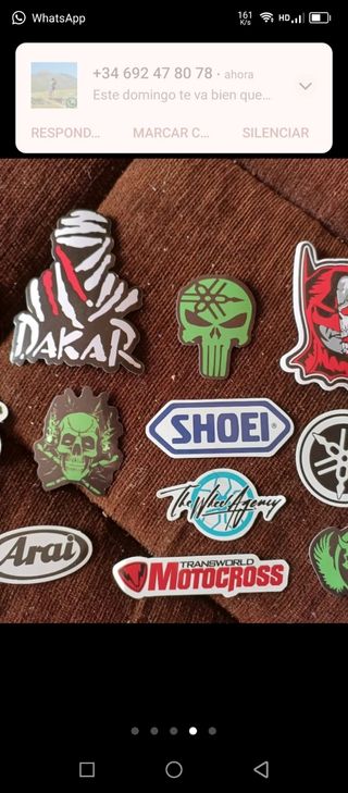 Pegatinas moto: Pack de pegatinas