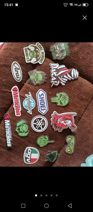 Pegatinas moto: Pack de pegatinas