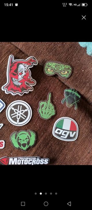 Pegatinas moto: Pack de pegatinas