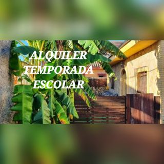ALQUILER TEMPORAL ESCOLAR CASA JARDIN.Garaje Op.