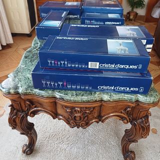 COLECCION DE COPAS Y VASOS CRISTAL TALLADO