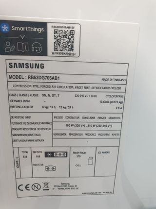 Nevera Samsung - nueva con tara 