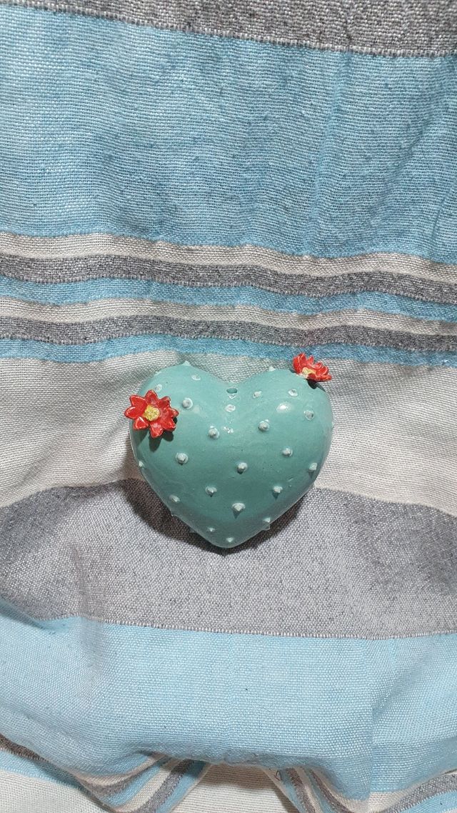 Quadro cuore cactus - Decorazione murale